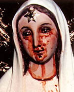 Weeping Madonna at Agoo, La Union, Philippines