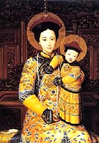 A Chinese blessed virgin Mary and Chinese Jesus make perfect sense in China