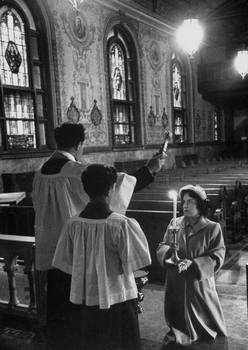 Churching of a Woman in Poughkeepsie, 1953.jpg title=