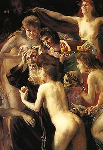 The Temptation Of Saint Anthony, Lovis (Franz Heinrich Louis) Corinth
