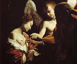 St Peter Healing St Agatha, by Giovanni Lanfranco, c. 1614