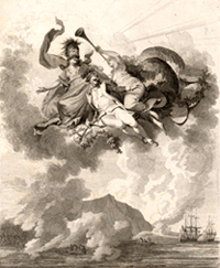 The Apotheosis of Captain Cook, 1794, by Phillipe de Loutherbourg