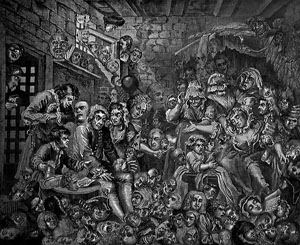 a Debtors' Prison - a common kind of prison in Christian times