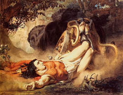 <i>The Death of Hippolytus</i>, by Sir Lawrence Alma-Tadema (18361912). NOT The Death of Saint Hippolytus