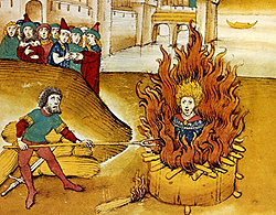 Spiezer Chronicle, Jan Hus, 1485