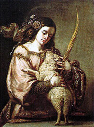 Another mystic fondling a lamb