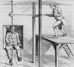 inmates of mental asylums were spun around in specially designed rotating chairs - utterly pointless except as a form of torture
