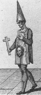 Victims were required to wear pointed hats and special outfits called san benitos