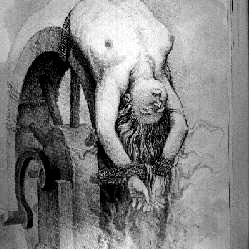 Wheels were used as torture devices in a number of different ways