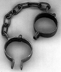 Slave manacles