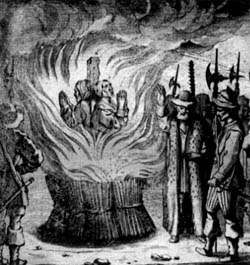 Detail from Samuel Moreland's "History of the Evangelical Churches of the Valleys of Piedmont" published in London in 1658.